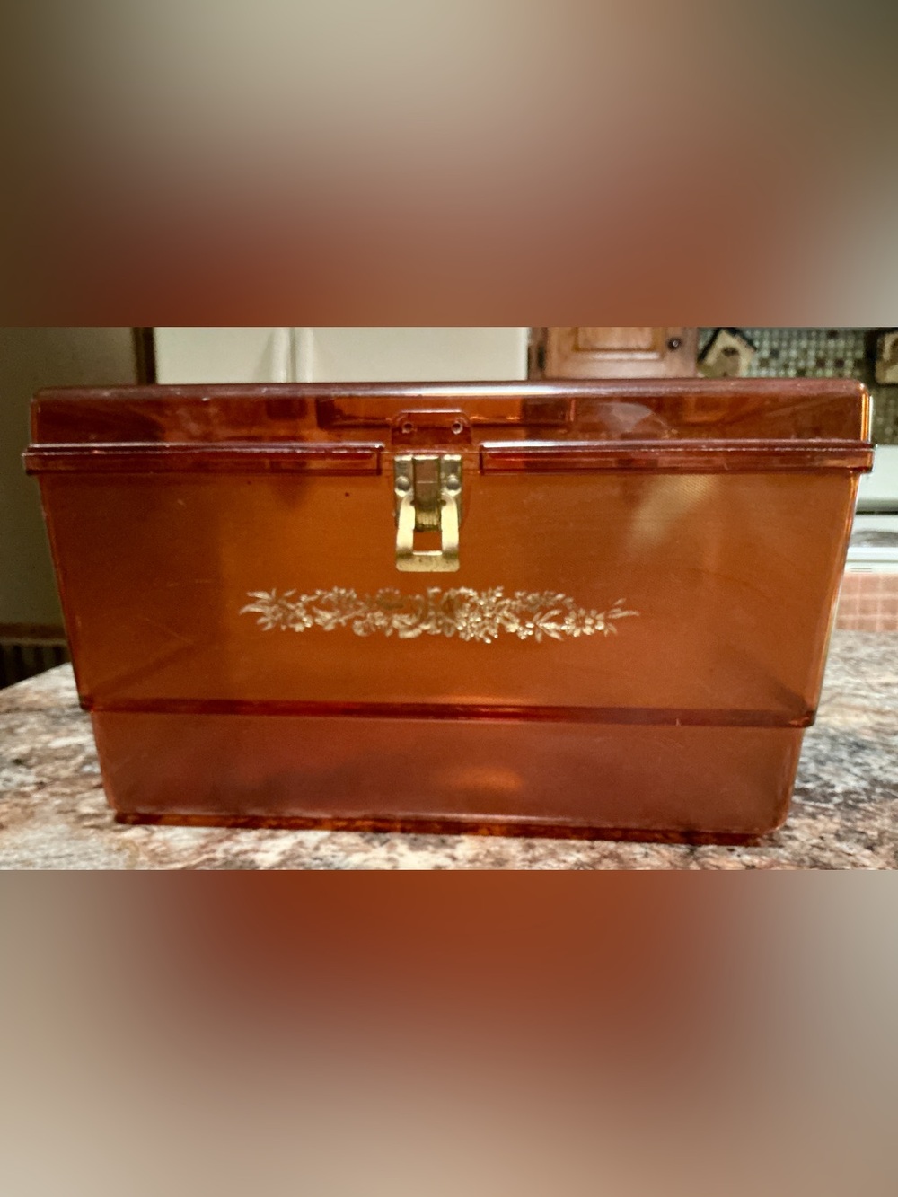 Vintage Sewing Box with Accessories
